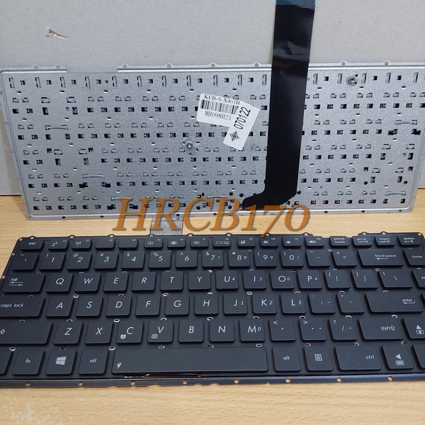 Keyboard Laptop Asus X401 X401U X401A X401E Hitam Baud -HRCB