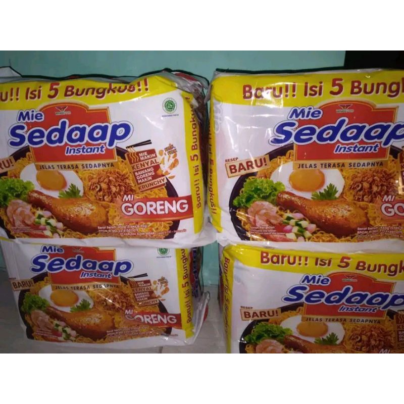 

mie sedaap goreng isi 5 pack