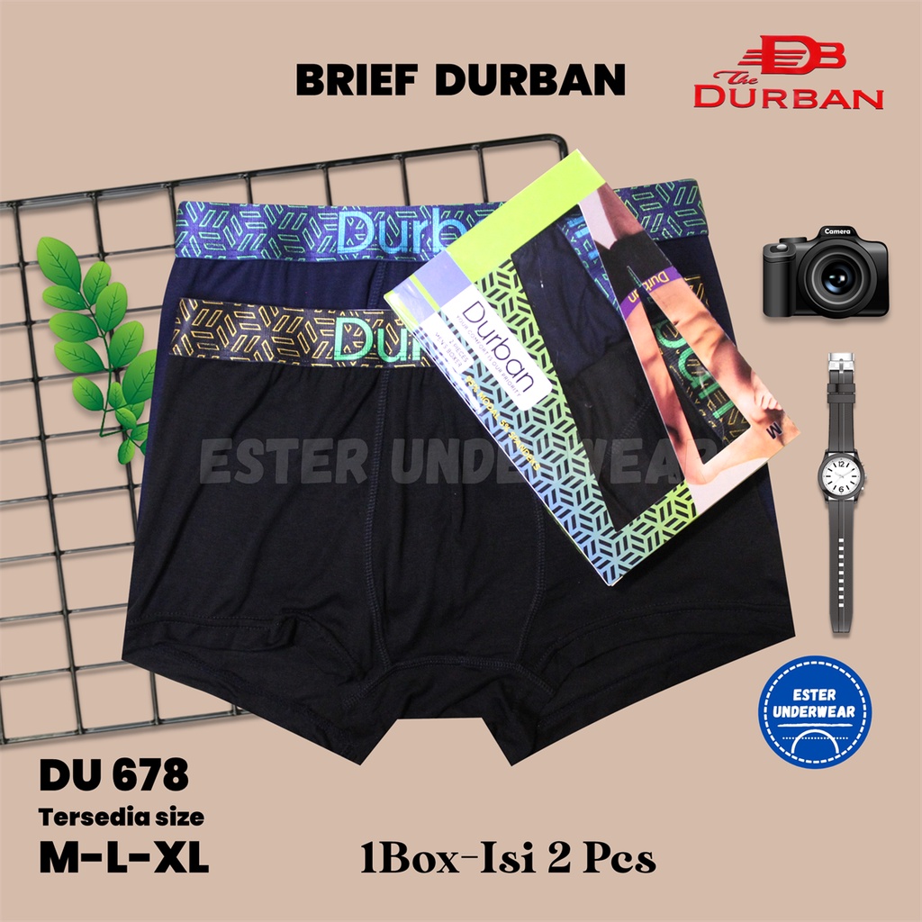 CELANA DALAM BOXER DURBAN DU 678 ISI2 Pcs