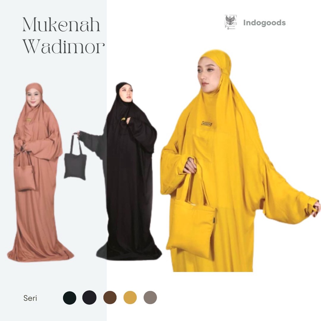 Mukena / Rukuh Wadimor TERUSAN Dewasa [GROSIR/ECER MURAH]