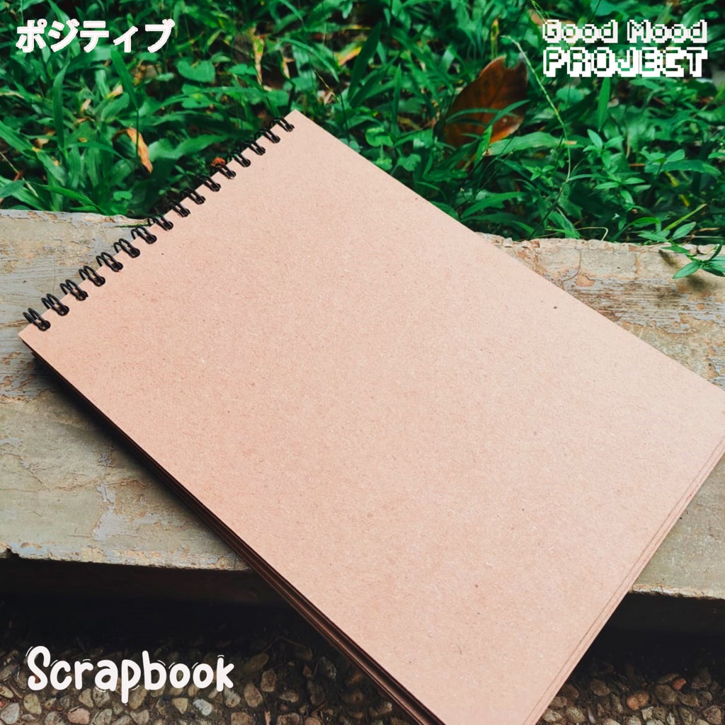 

Hardcover Scrapbook / buku tulis / album foto / notebook / buku gambar A5 21x14.5cm