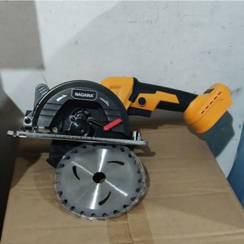 MESIN GERGAJI KAYU CIRCULAR SAW NAGAWA CORDLESS
