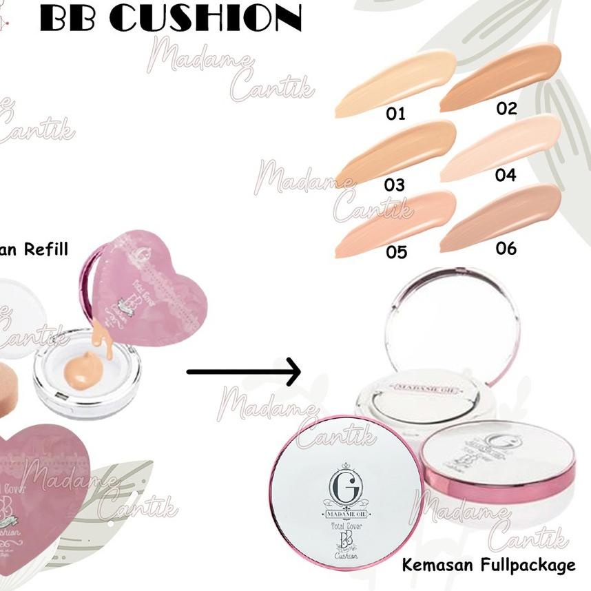 ♨ ✿ MADAME ✿ MADAME GIE TOTAL COVER BB CUSHION / BB CUSHION FULL REFILL COVER ➴