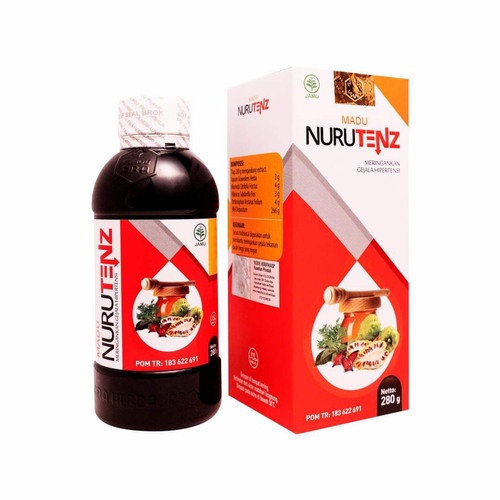 

Madu NURUTENZ Obat Herbal Penurun Tekanan Darah Tinggi Hipertensi Herbal Jantung Madu Nurutens 280ml Madu Fira