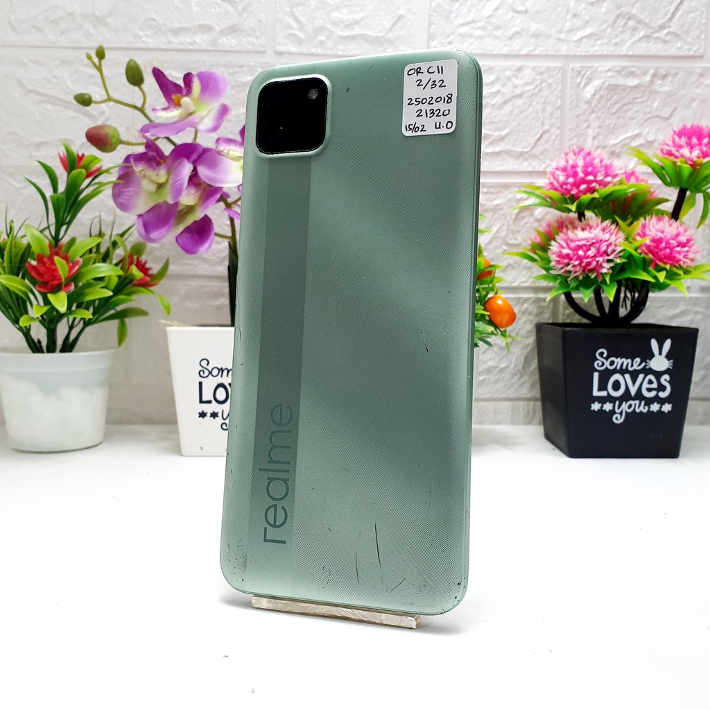 Realme C11 2/32GB Mint Green Bekas Second Eks Grs Resmi