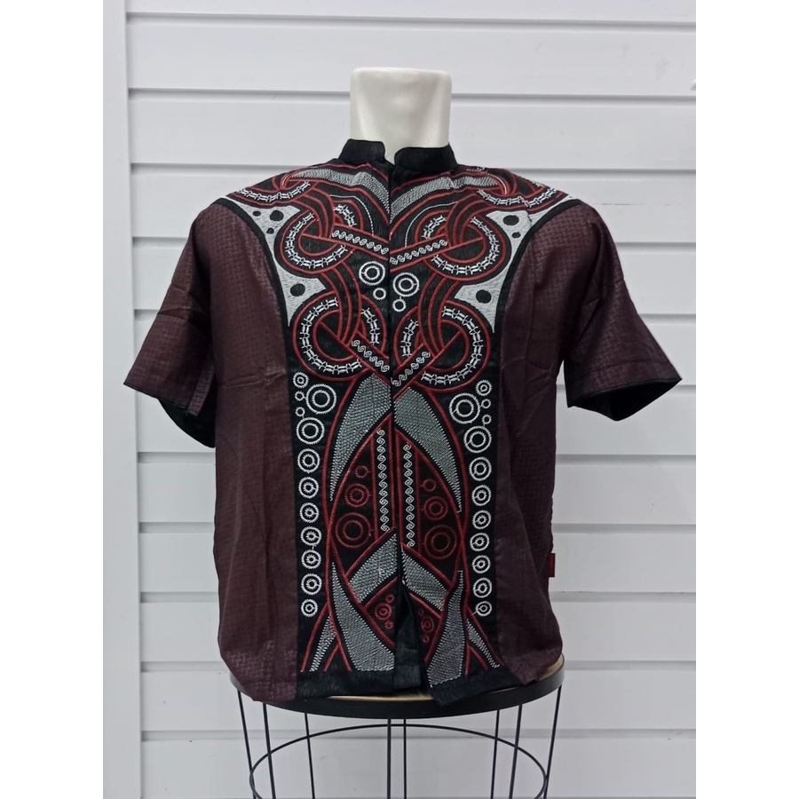 Baju Koko Lengan Pendek ADRIANO BORDIR