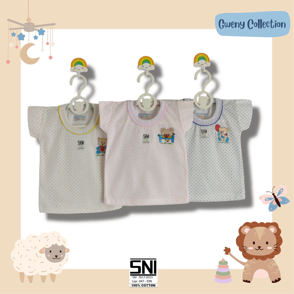 KAOS OBLONG BAYI KAOS BABY NEWBORN POLKADOT (SKT)