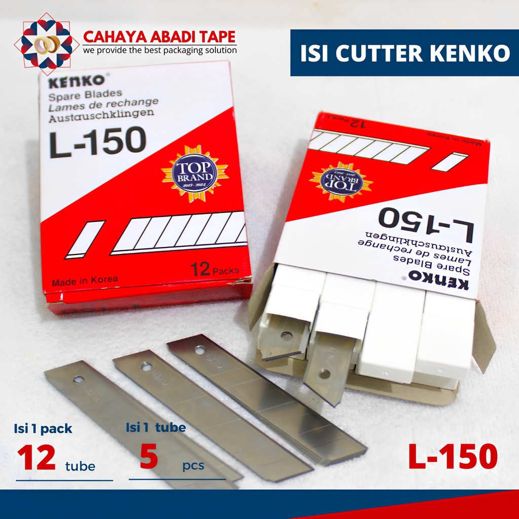 

gk ISI CUTTER KENKO L-150 PER PACK