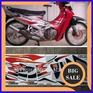 tools Lis Striping Satria Lumba Merah Silver 140ZZ3