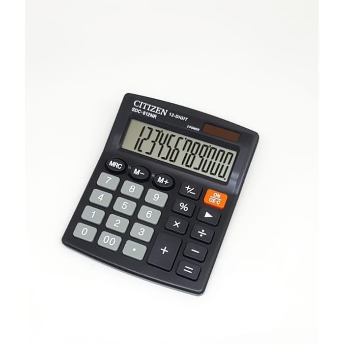 

Best Seller Original Citizen Calculator Sdc-812Nr Sdc 812 N R Nr - Kalkulator Meja