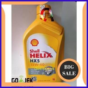 perkakas OLI SHELL HX5 SAE 15W-40 OLI SHELL HELIX HX5 OLI MOTOR BEBEK MATIC HX5 140ZZ3