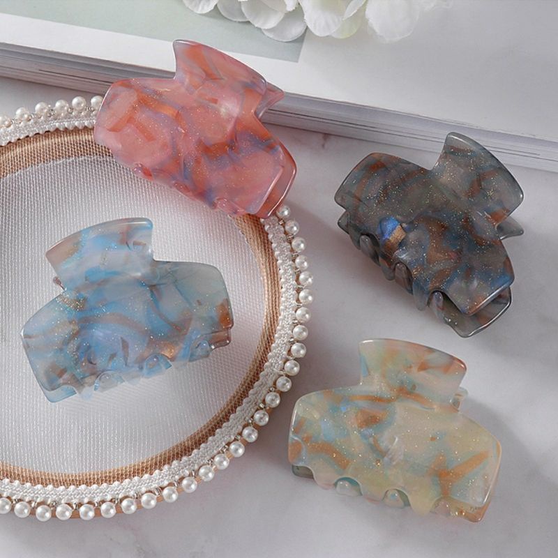 1 PC Elegance Women 5.A Acrylic Hairpin Hair Claw Clips Barrette Clamp Hair Grab Hair Accessories