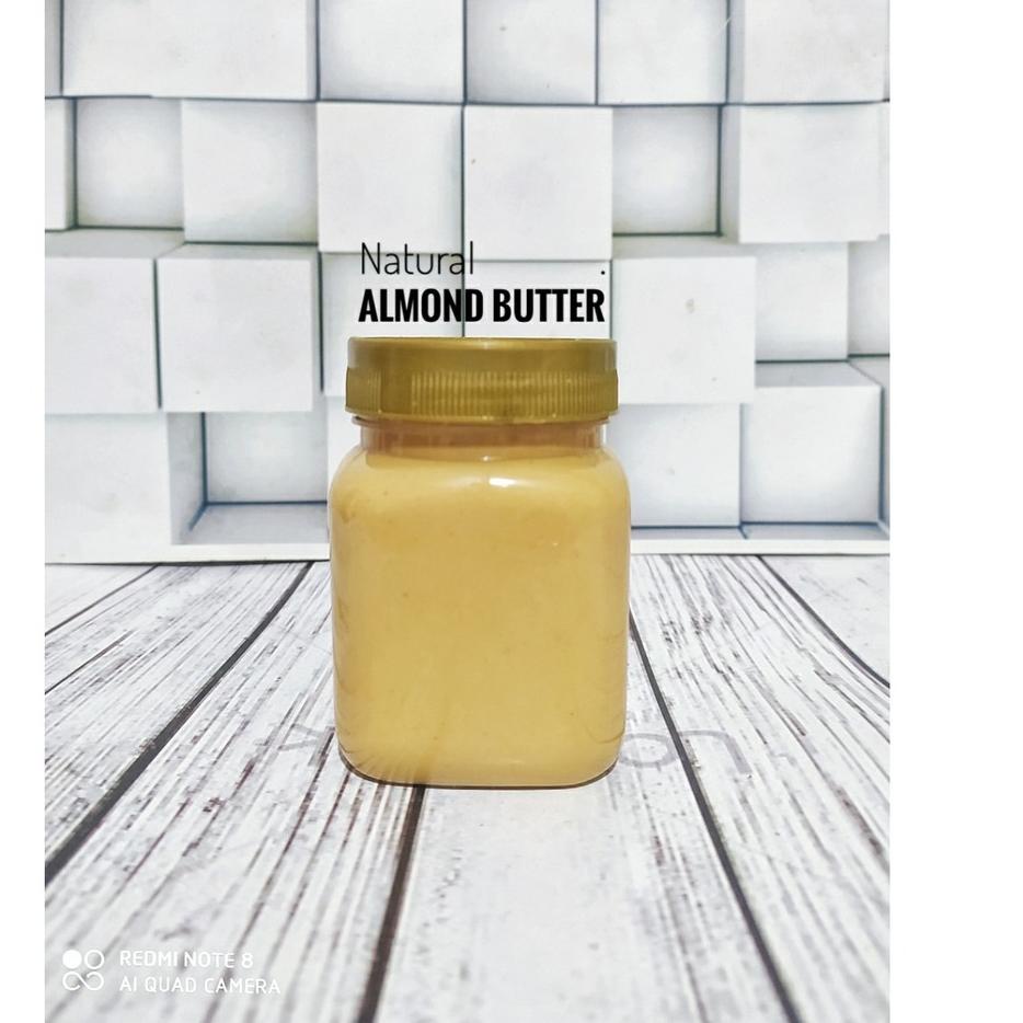 

➮ Natural Almond Butter 150gr - Creamy / Crunchy, Selai Almond ✫