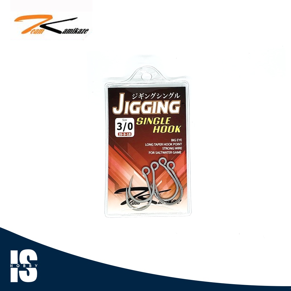 Kail Pancing Jigging Kamikaze Single Hook JS S-18