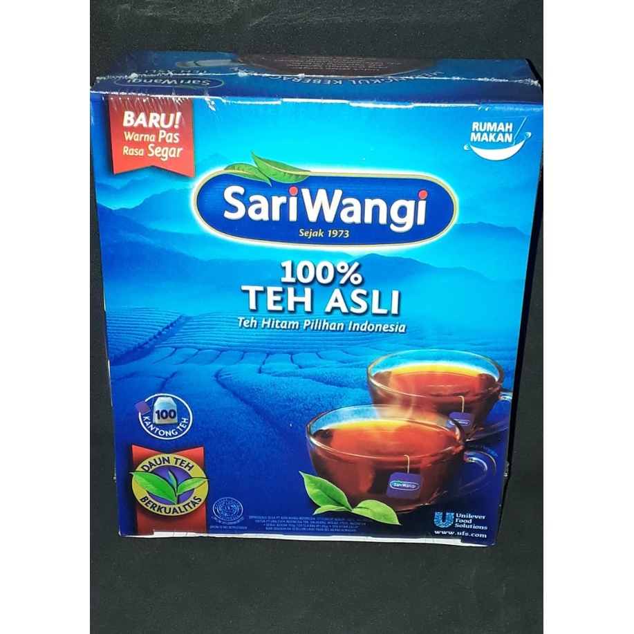 

SARI WANGI TEH ASLI 100 KANTONG TEH