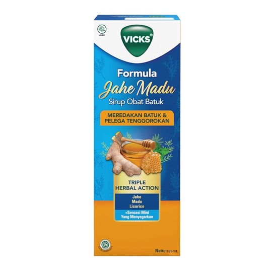 VICKS FORMULA JAHE MADU 105 ML