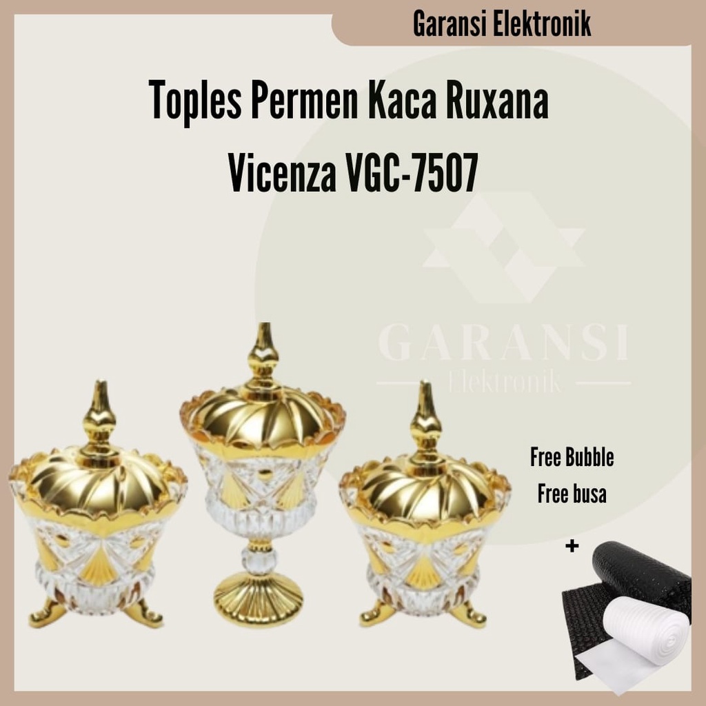 TOPLES PERMEN KACA RUXANA VICENZA VGC7507 NEW!