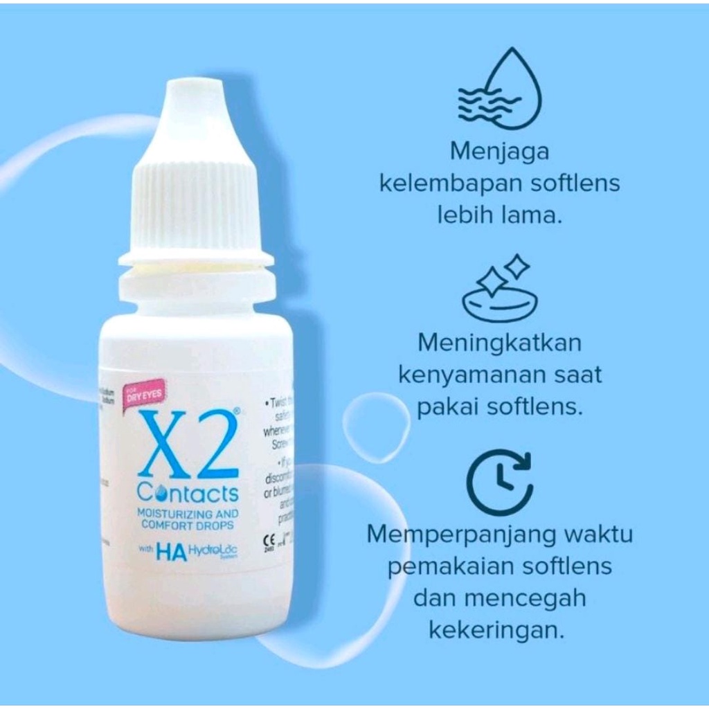 X2 CONTACTS FOR DRY EYES 15 ML