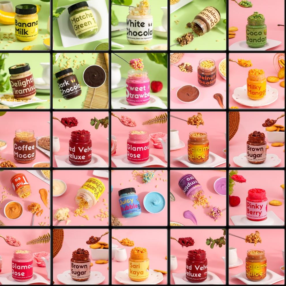 

9.9 STOK READY Coklat Crispy Lumer Viral 21 Rasa Terbanyak / crunchy choco melt jar / ala kinder j*y / cemilan manis / snack / makanan ringan / camilan sereal cokelat / jajanan kekinian / nyamnyam biskuit cookies