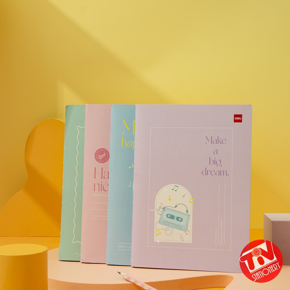 

[DELI X AGNEZ MO] Deli Sewing Notebook / Buku Tulis B5 60 Lembar