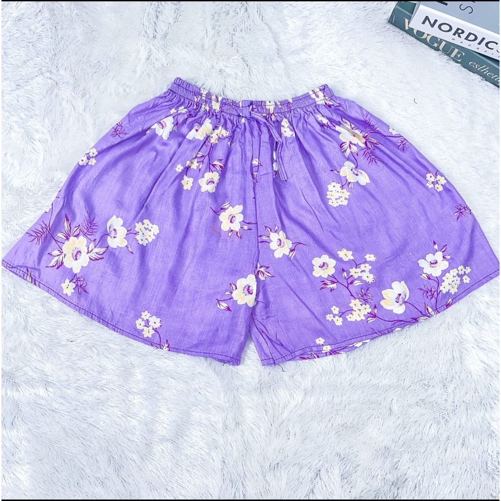 Hot Pants Celana Pendek Santai Wanita Bahan Rayon