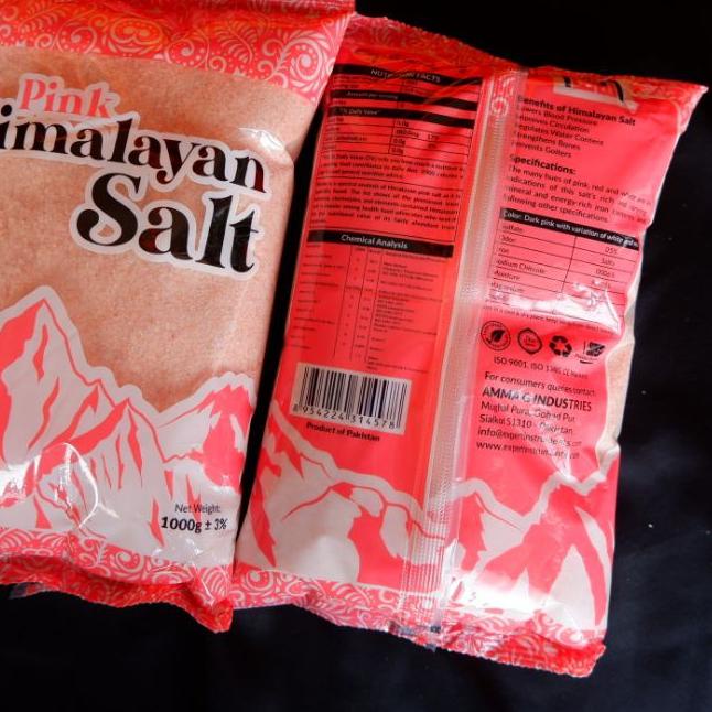 

▼ Premium Himalayan Salt Pink Extra Fine 1kg - Garam Himalaya 1kg ❇