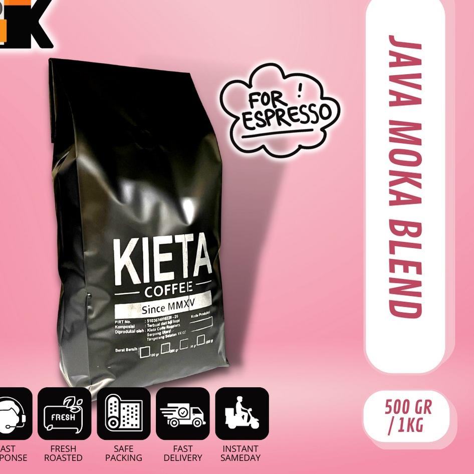 

○ 1kg Biji Kopi Java Moka Espresso Blend 65/35 ●