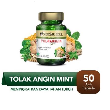 

✮ Sido Muncul Natural Tolak Angin Mint Soft Capsule 50 Kapsul ♥