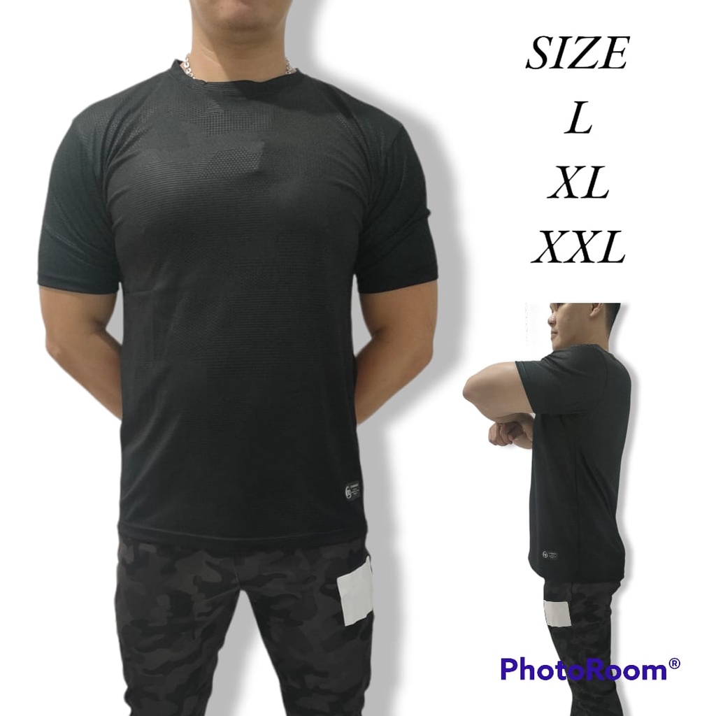 KAOS OLAHRAGA BAJU PRIA WANITA GYM SENAM LARI RUNNING POLOS SIZE L XL XXL
