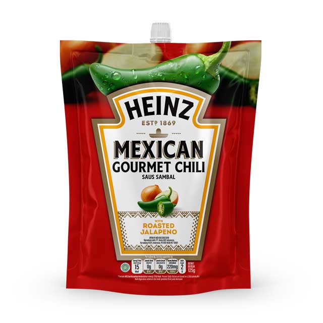 

HEINZ SAMBAL MEXICAN JALAPENO POUCH 125G