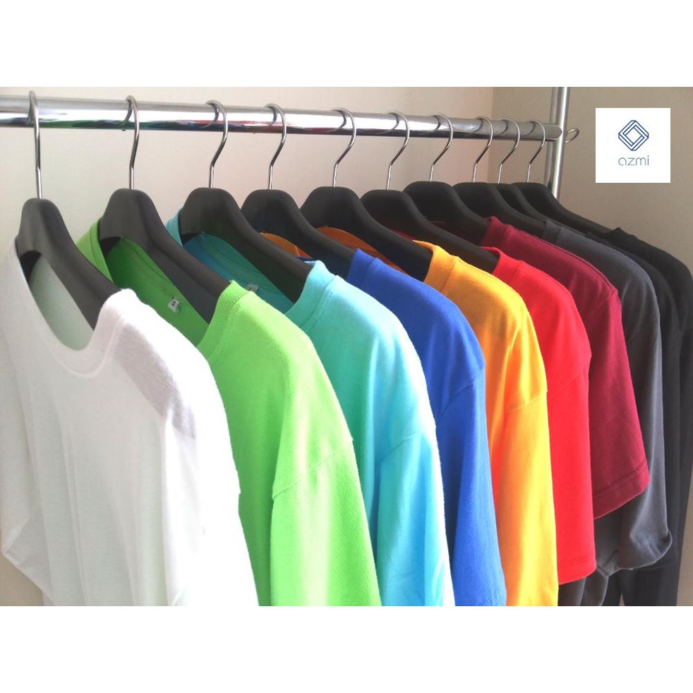 Promo Kaos Polos Lengan Pendek Biru Benhur Premium Combed 30s