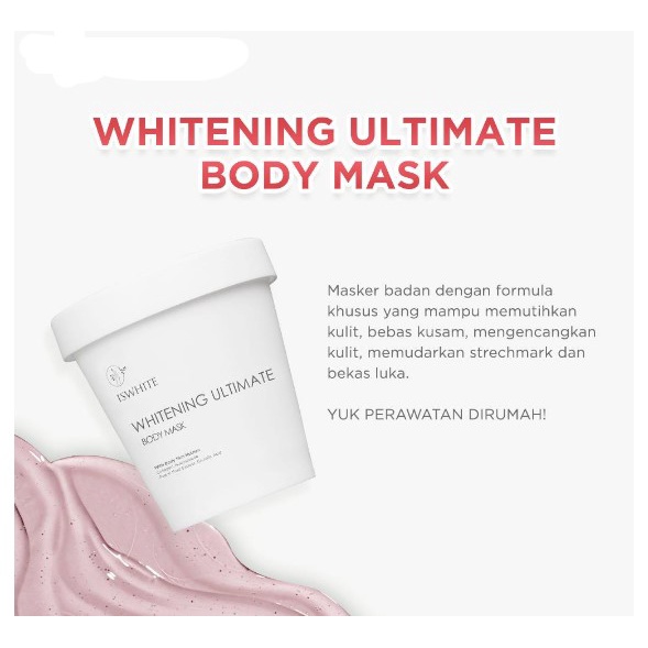 ISWHITE Masker Badan (Body Mask Whitening Ultimate)