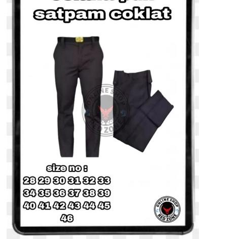 ➲ Celana PDH Satpam , Celana PDH Satpam Coklat, Celana PDH Satpam Terbaru Coklat, Celana PDH Satpam 