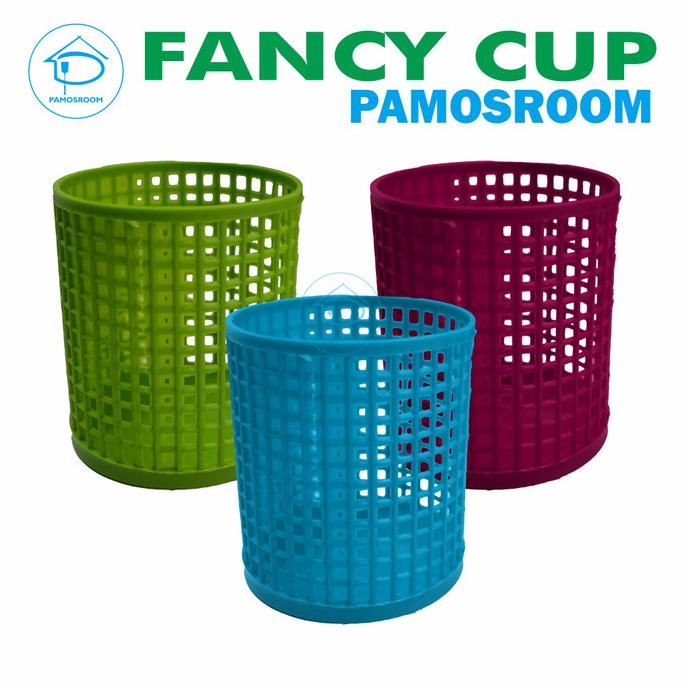 

Tempat Pensil Pulpen Alat Tulis Plastik Pen Cup Warna