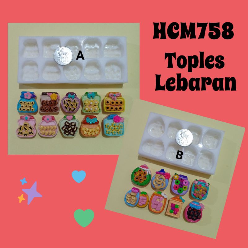Cetakan Cokelat Toples Lebaran (A&B) Fiina de choco