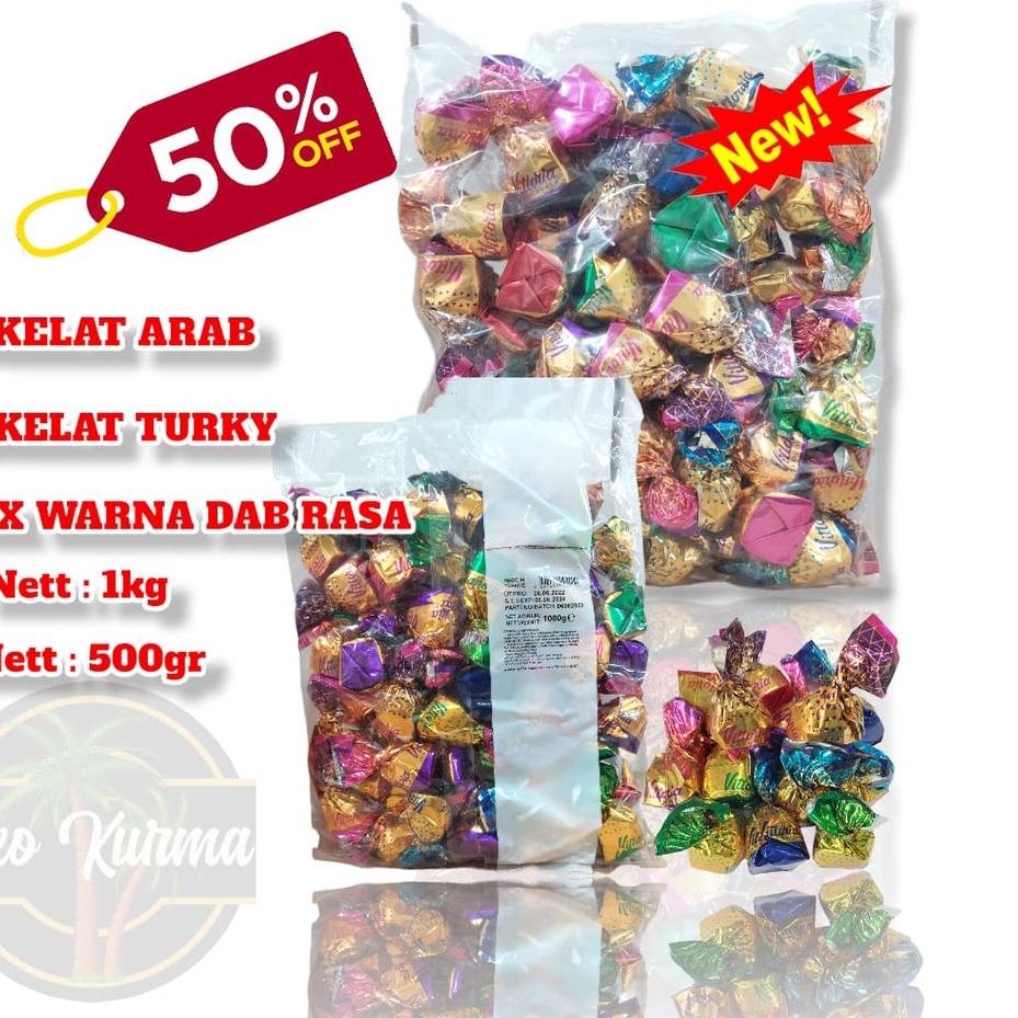 

✥ Coklat arab /turky dll mix/campur 1kg ➭