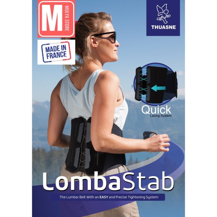 Terlaris Thuasne Lombastab Lomba Stab Korset Penyangga Tulang Belakang