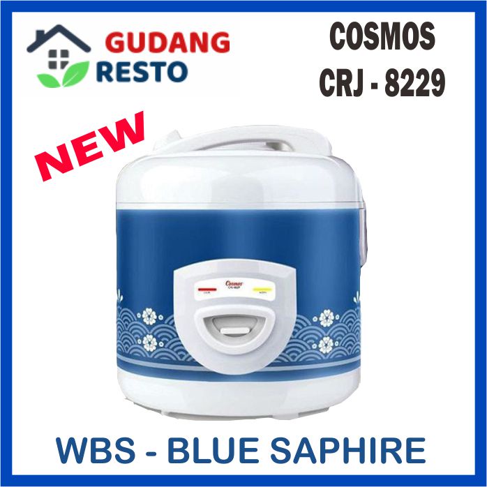 Cosmos Magic com Rice Cooker MAGIC / SUPER TONGOLAN CRJ 8229 Bss / Wss Stainless Steel CRJ-8229 Black / White - Hitam / Putih