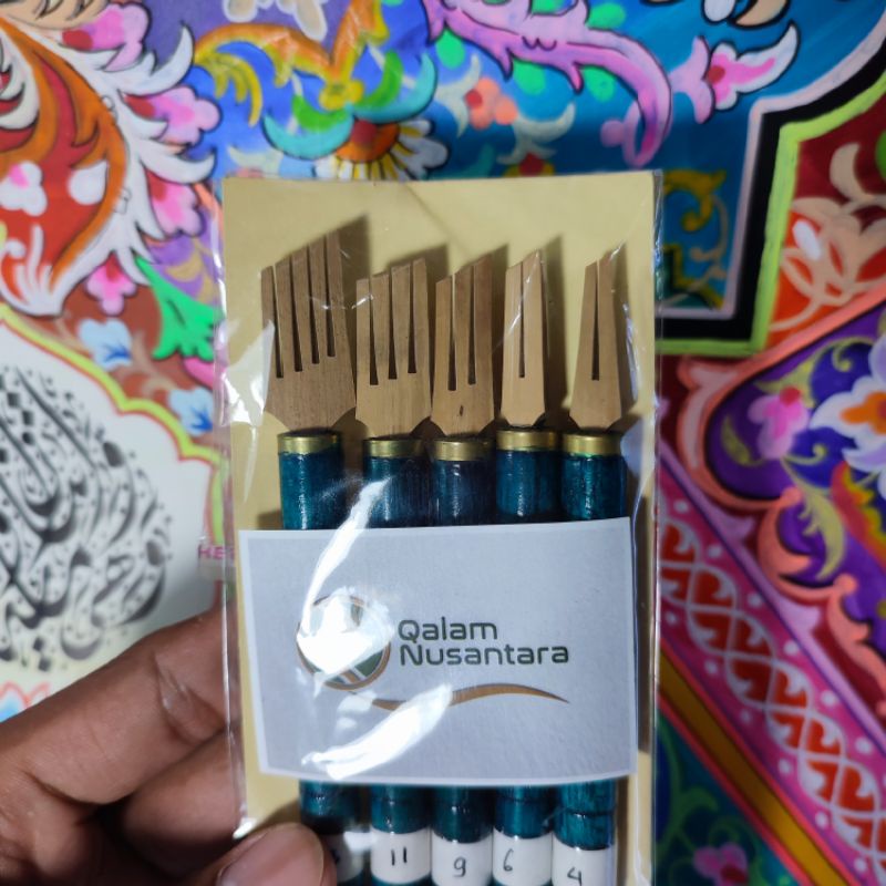 

1 set qolam bambu dekorasi/kusus cat