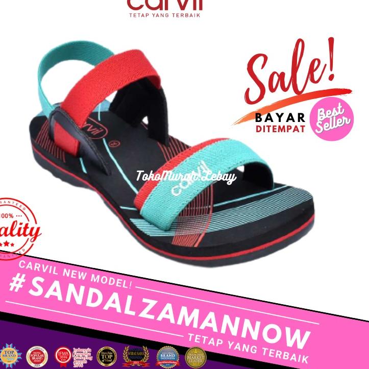 ☄ SANDAL ANAK PEREMPUAN CARVIL MOMO 02-TW | SANDAL GUNUNG SANDAL TALI SANDAL SPONS | ORIGINAL MURAH 