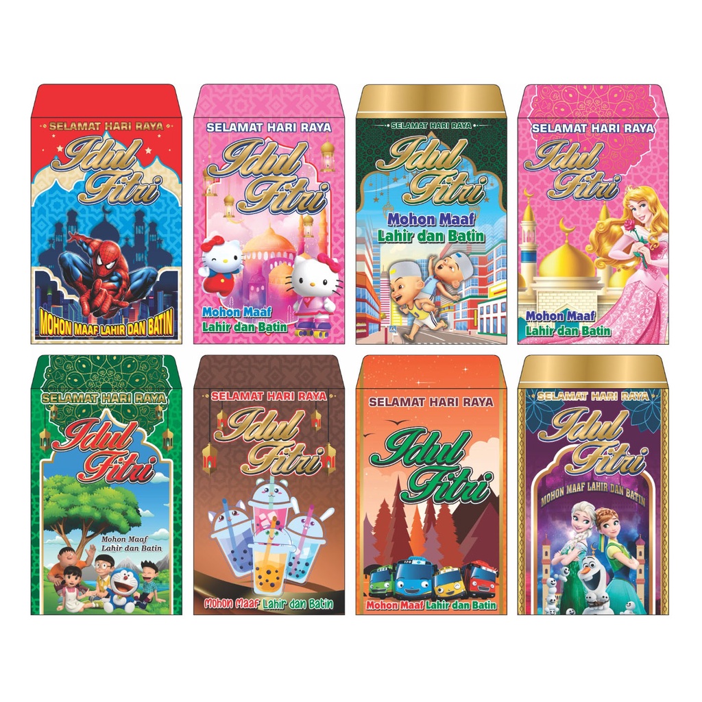 

Amplop / Angpau Lebaran unik Motif Kartun