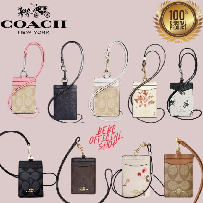 

[ORIGINAL] Lanyard COACH Signature ID Card Holder / Tempat Kartu Coach