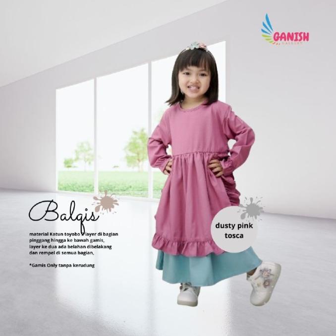 Gamis Anak Katun Toyobo Premium Baju Muslim Anak Perempuan Lebaran