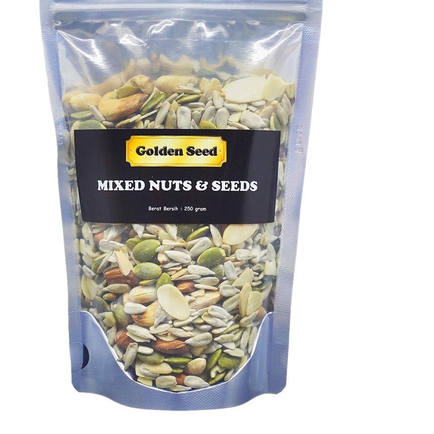 

✈ MIXED NUTS & SEEDS 250 GRAM PREMIUM - TRAIL MIX NUT & SEED - MIXNUT 250 GR ✯