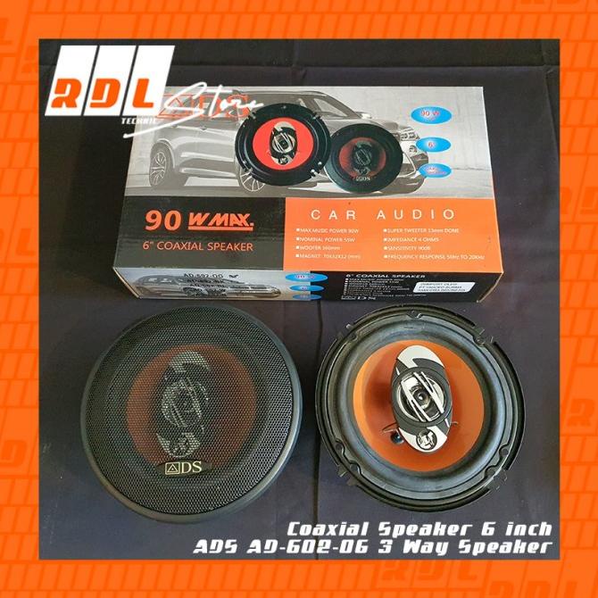 Coaxial Speaker 6 inch ADS AD-602-OG 3 Way Speaker