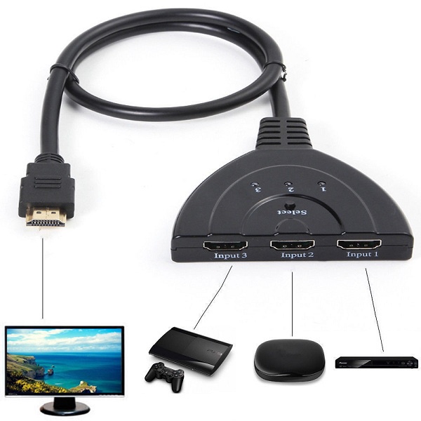 SWITCH HDMI 3 PORT (3 INPUT 1 OUTPUT) / HDMI SWITCHER