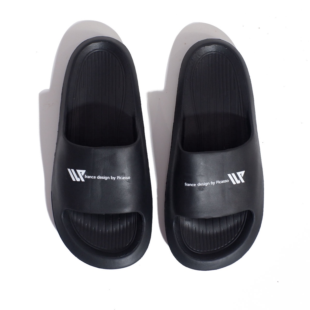 Wespro Bosco - Sandal selop slide pria original | Sendal slip on cowok slop bahan eva pylon ringan polos 39-44