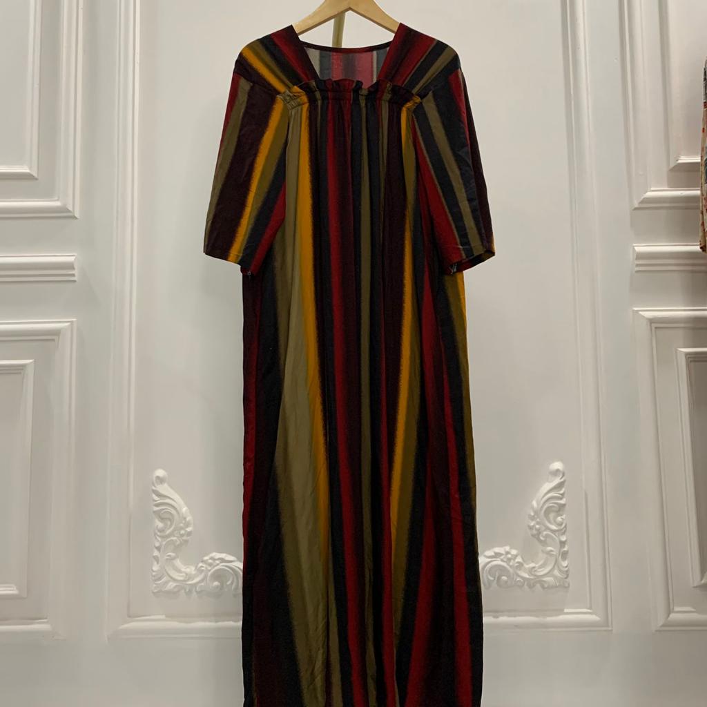 Elsa Dress Fuji Rayon Premium Motif
