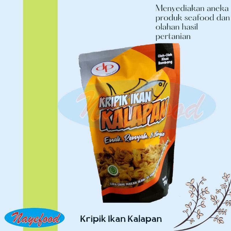 

cemilan, Keripik ikan kalapan, Kripik ikan, cemilan sehat, makanan ringan, kerupuk ikan