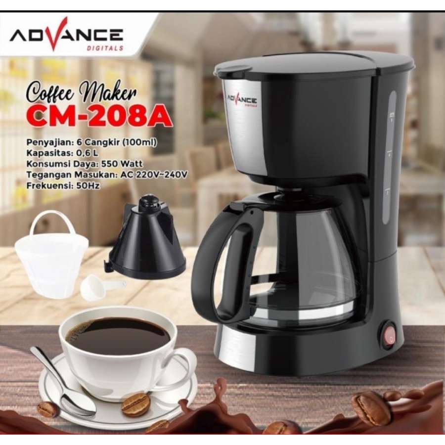 Advance Coffee Maker CM-208A Mesin Kopi Advance CM208A